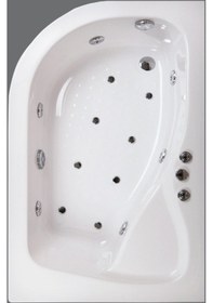 Resim Shower 80X110 Ferısya Asimetrik Oval Mini Küvet 