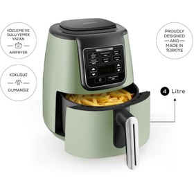 Resim DEKORANLA Çok fonksiyonlu 3'ü 1 arada ev yemekleri ve kızartma seti, geniş ve kullanışlı 