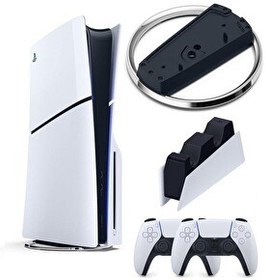 Resim Sony Playstation 5 Diskli Oyun Konsolu-2. Dualsense Kol-Vertical Stand Dikey Ayak-Sarj istasyonu (İthalatçı Garantili) 