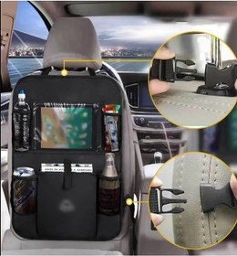 Resim Tablet Tutuculu Araba Koltuk Arkası Eşya Düzenleyici Organizer 