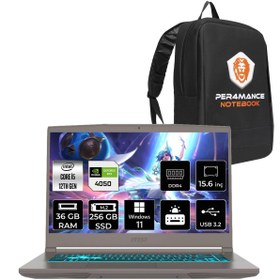 Resim MSI Thin 15 i5 12450H 36GB 256GB SSD RTX4050/6GB 15.6" FHD 144HZ W11 