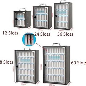 Resim Yuvaları ile Sınıf Fabrikası için Metal Cep Telefonu Soyunma Organizatör Kabine Cep Telefonu Depolama Yönetimi Tutucu 