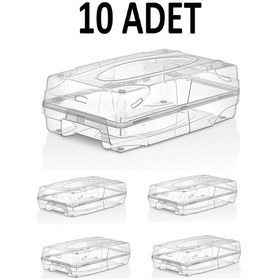 Resim Bayev 10 Adet Kadın Ayakkabı Kutusu Şeffaf Ayakkabı Saklama Kutusu 