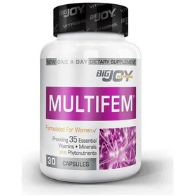 Resim Bigjoy Vitamins Multifem Multivitamin 30 Kapsül 