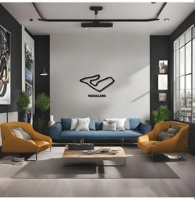 Resim Modern Metal Duvar Sanatı Avusturya Grand Prix Metal Duvar Tablosu Formula 1 