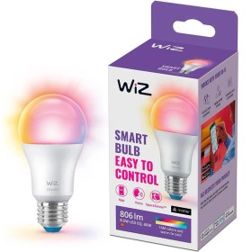 Resim 60W Renkli Ambiyans E27 Akıllı Ampul (A60) Matter, Google Home, Alexa Uyumlu 