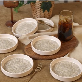 Resim Keramika Groundlace Stackable Çerezlik / Sosluk 14 Cm 6 Adet 21501 