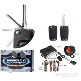 Resim Inwells Oto Alarm Seti Kumandalı 
