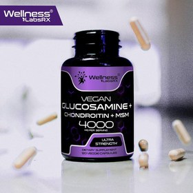 Resim Wellness Labs Glucosamine + Chondroitin + MSM 4000mg - 120 Capsules 