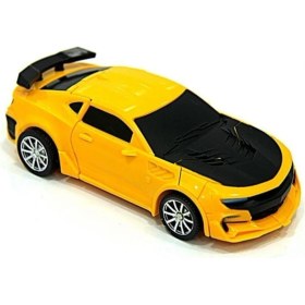 Resim Transformers Bumblebee Oyuncak Robota Dönüşebilen Çek Bırak Araba 