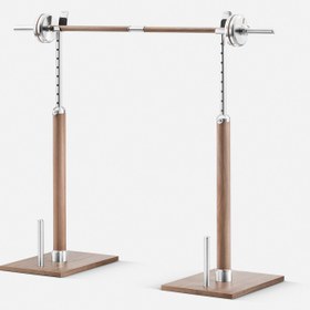 Resim Pent BYSTRA - Luxury Bench Press Set - White / Ash Walnut 