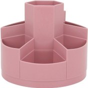 Resim Ganzhoushop Mprınce Kalemlik Büyük Kapasiteli 360 Derece Dönüş Aşınmaya Dayanıklı Saklama Kalemlik Ofis Okul İçin Pembe Yemaa 