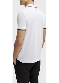 Resim Boss Erkek Polo Yaka T Shirt 50469102 100 Beyaz 