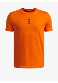 Resim Under Armour Ua Hoops Trıple Logo Ss Erkek Çocuk Tişört 6012660 6012660 800 