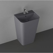 Resim İsvea Isvea Sott'aqua 50 Cm Monoblok Lavabo - Antrasit 