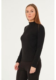 Resim Rich Balıkçı Yaka Triko Kadın Kazak Çok Renkli 