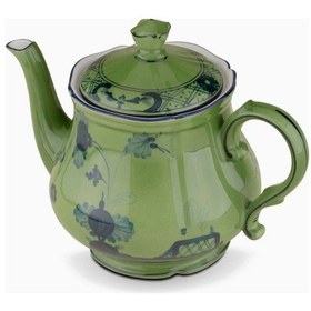 Resim Ginori 1735 Çaydanlık Porselen 680ml Oriente Italiano Koleksiyonu Şık Desen Kapaklı Çaydanlıklar 20 Çok Renkli 