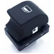Resim Audi Q7 A3 A6 2004-2015 Cam Açma Anahtarı Krom Tek 