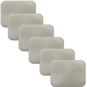 Resim Knsz oturma minderi 6 lı mazlum byz suni deri tel sandalyesi oturma yeri için 