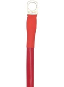 Resim Moly 30cm Uzunlukta 4awg Bakır Tellere Sahip 150a Akım Kapasiteli Kırmızı-siyah Toprak Bağlantı Kabloları 2 Adet 