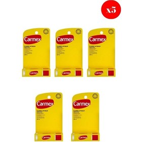 Resim Carmex Classic Lip Balm Medicated 4,25 Gr X5 Adet 