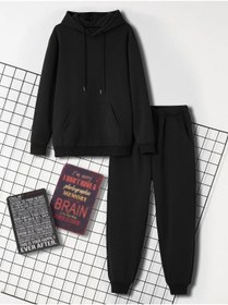 Resim DAXİS Sportwear Company Kapüşonlu Unisex Eşofman Takımı 