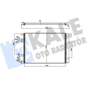 Resim Kondenser Hyundaı Accentblue 1.6 Crdı 2011ı20-kıa Rıo 3 Al/al 976061r300 