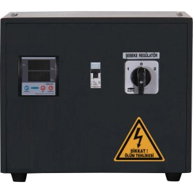 Resim Arti Güç Sistemleri 7.5 Kva Monofaze Servo Kontrollü Voltaj Regülatörü 