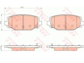 Resim Chrysler Grand Voyager 2001-2008 Arka Fren Disk Balatası 