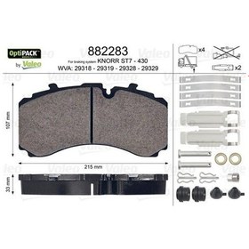 Resim Fren Balata Setı Dısklı Fren Tertıbatı - Schmıtz Cargobull 