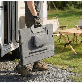 Resim Taşınabilir Güneş Paneli 400w - Ip67 Su Geçirmez - 3 Açılı Ayar - Katlanabilen Güneş Enerjili Şarj Cihazı Sp400 