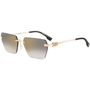 Resim Dsquared2 D2 0102/s - Rhl57fq Grey Erkek Güneş Gözlüğü 716736840383 Gold 
