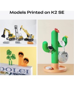 Resim Creality K2 Se Combo 3D Yazıcı, Cfs ile Çok Renkli 3D Baskı, 500 Mm/s Yüksek Hızlı Baskı, Otomatik Tesviye, Titreşim Kontrolü, Doğrudan Tahrikli Ekstruder, Kurulum Alanı 220×215×245 mm 