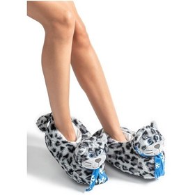 Resim Twigy Miyav Kadın Hayvanlı Panduf Gri 36/41 AA0650 Gri 