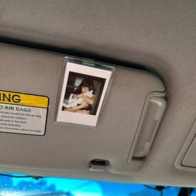 Resim Akrilik Dikey Araba Güneşlik Fotoğraf Çerçevesi Tutucu - El Yapımı DIY Fotoğraf Dekoru, Çiftler ve Evcil Hayvan Severleri İçin İdeal, Benzersiz Araba İçi Dekorasyon Hediyesi, Araba Süsleri, Çift Hediyeleri, Şık Tasarım, Parlak Bitiş 