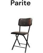 Resim Katlanır Metal Ayaklı Siyah Sandalye - Foldable Metal Legs Chair 