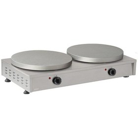 Resim Düz Çiftli Krep Makinesi, Elektrikli 