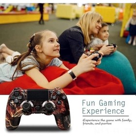 Resim Yunjiwu Yüksek Performanslı Ps4 Kablosuz Oyun Kumandası - Çift Titreşim, Hızlı Şarj Ve Ergonomik Tasarım 