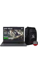 Resim Game Garaj Slayer R9T-5050 C1 Amd Ryzen 9 7845HX 32GB Ram 1tb SSD RTX5050 16" 180Hz Qhd+ IPS Freedos Gaming Laptop 