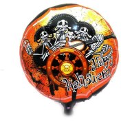 Resim Nessiworld Kuru Kafalı Korsanlar Halloween Şekilli Folyo Balon 45 cm 