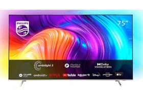 Resim Philips 75PUS8807 190 Ekran Uydu Alıcılı 4K Android LED TV Philips