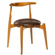 Resim Bengimobilya Zus575 Kolçaksız Model Sağlam Sandalye Kayın Torna Retro Iskelet 