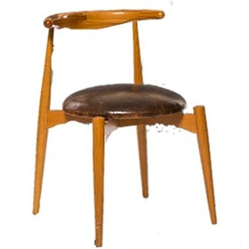 Resim Bengimobilya Zus575 Kolçaksız Model Sağlam Sandalye Kayın Torna Retro Iskelet 