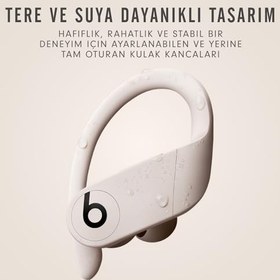 Resim Beats Powerbeats Pro 2 Kablosuz Bluetooth Kulaklık - Gürültü Önleme, Kalp Atış Hızı Monitörü, IPX4, 45 Saate Kadar Pil Ömrü ve Kablosuz Şarj Kutusu, Apple ve Android ile uyumlu - Kum Grisi 