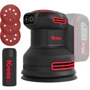Resim Kress Kud20.9 20volt 125mm Kömürsüz Profesyonel Devir Ayarlı Eksantrik Zımpara Akü Dahil Değildir 