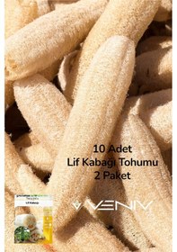 Resim 10 Adet Kabak Lifi Tohumu 2 Paket 