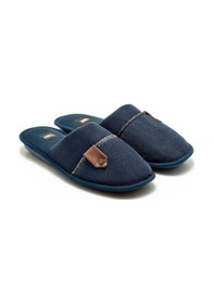 Resim Twigy Fidel Erkek Ev Terliği Lacivert 41/46 YY0178 Lacivert 