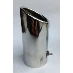 Resim Egzozcum 60 Mm. Tekli Somunlu Krom Egzoz Eksoz Ucu Uyumlu 