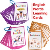 Resim 12 Eğitici Flash Kartı Gençler İçin - Renkler, Şekil, Meyveler, Duygular, Günlük Rutinler - Preschoolerler İçin Canlı Öğrenme Kartları, Sınıf ve Ev Eğitimi Yardımcıları, Öğrenme Oyuncakları 