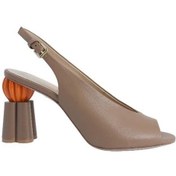 Resim Poletto Hakiki Deri Sıyah Sandalet Topuklu 319 248-2130 Siyah 